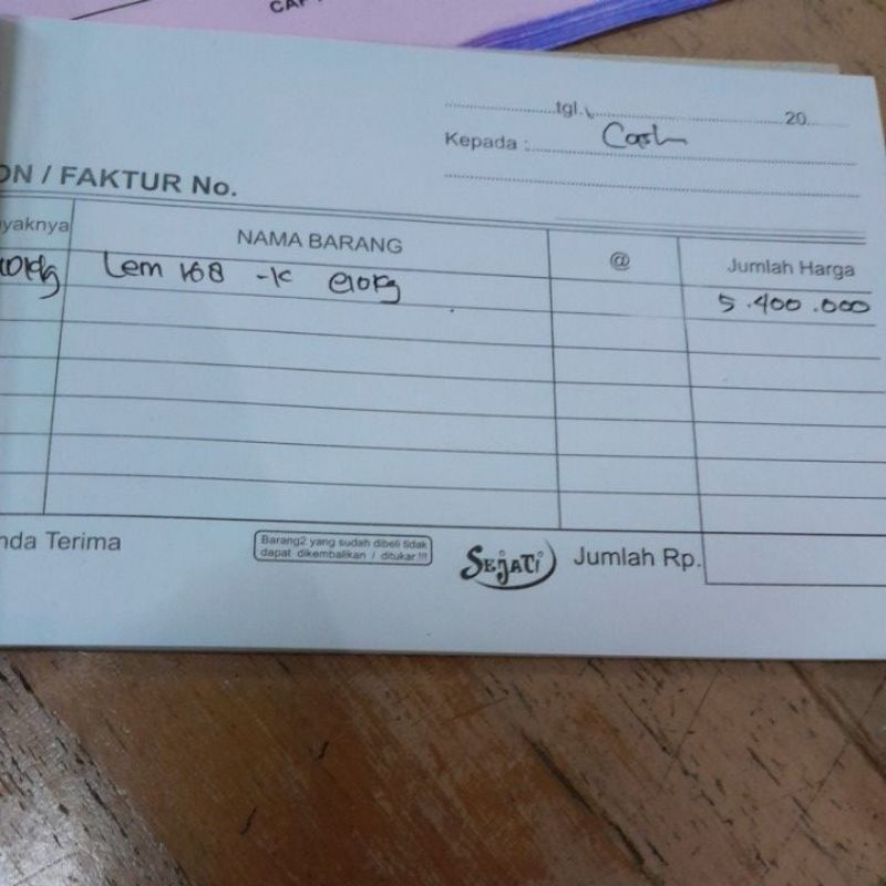

invoice 168