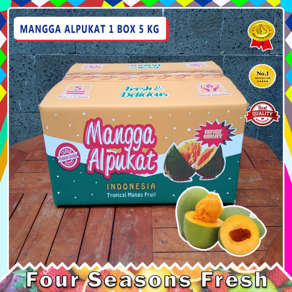 MANGGA ALPUKAT 1 DUS MANIS KENYALMASAK POHON ORIGINAL