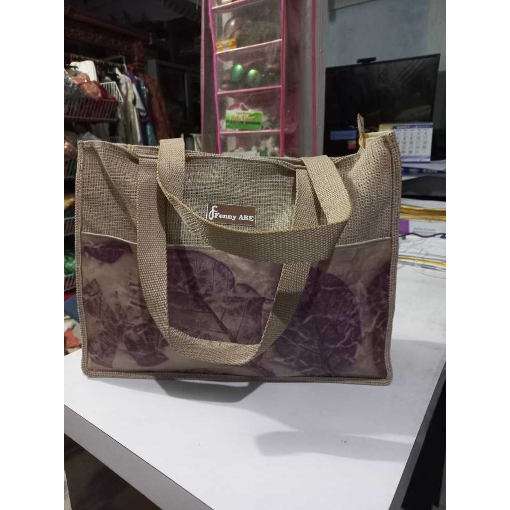 tas Ecoprint/tas handmade/tas tenteng/tas selempang/tas totebag