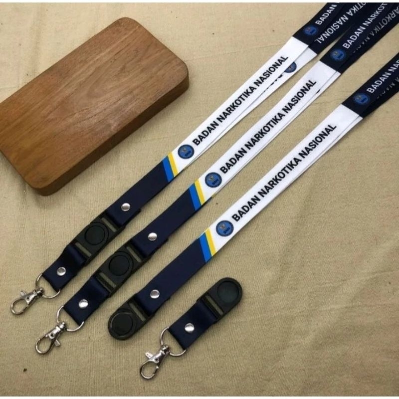 

Tali Lanyard ID Card BNN printing Full colour 2 sisi