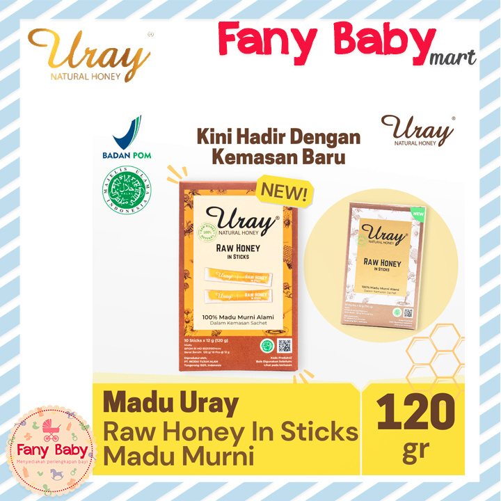 

MADU URAY NATURAL HONEY 10 sticks X 120GR
