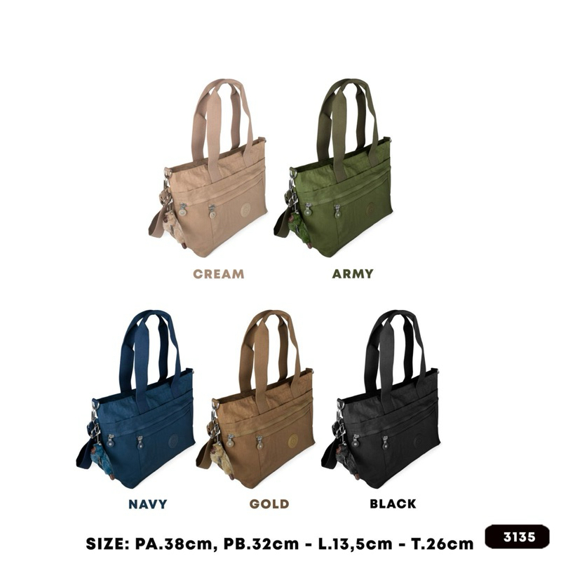 Tas Tangan Wanita (Handbag) branded KIPLING 3135 Original