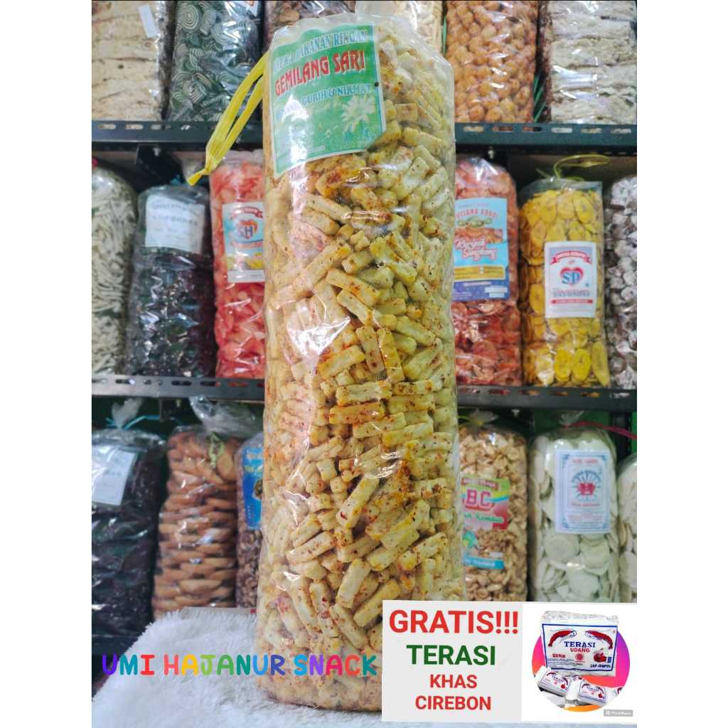 

(GRATIS TERASI) CEMILAN ANEKA RASA//1KG KERUPUK SOTO CABAI MERAH