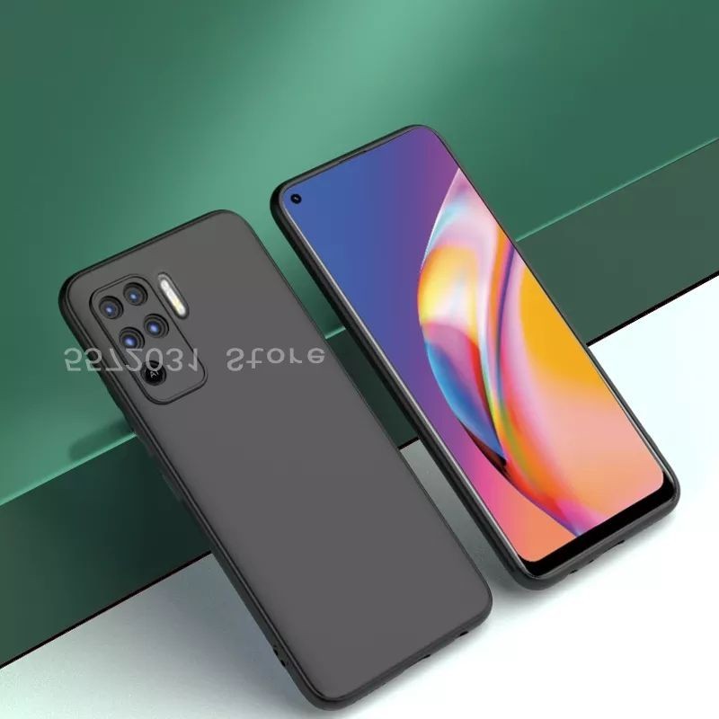 CASE OPPO A54 & A94 PREMIUM CASE SLIM MATTE CASE BLACK DOFF
