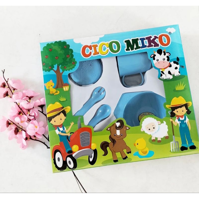 Harga Miring Ciko Miko Peralatan Makan Bayi Feding Set Kecil