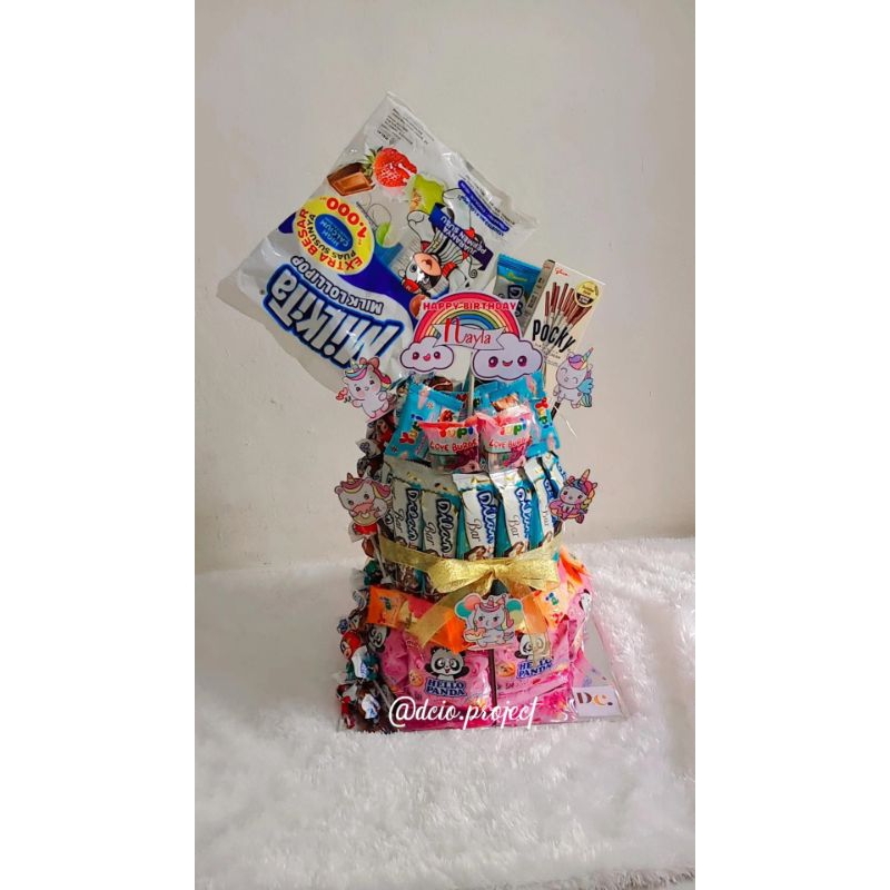

Snack Tower /Snack Cake/Snack Tarik Uang/Hadiah/Hampers/Kado