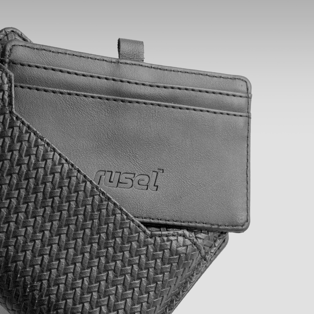 PROMO TERBARU RUSEL CO - Wallet Yasa Dompet Lipat Pria Dompet Bahan Kulit PU Leather Premium Card