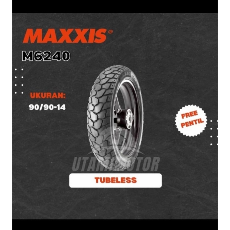 BAN MOTOR MAXXIS M6240 90/90-14 TUBELESS