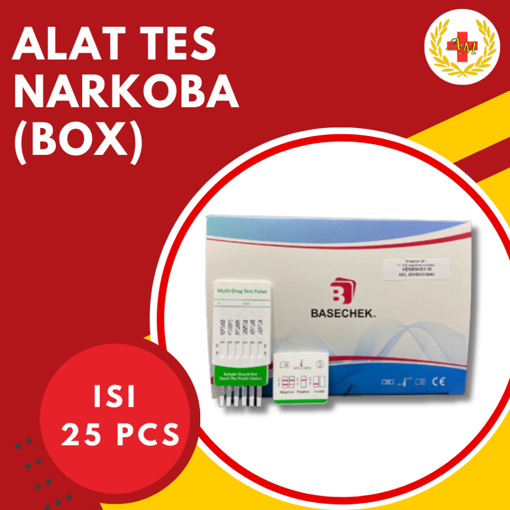 Alat Tes Narkoba Tes Urine Multi Drug Test 6 Parameter merk Voyage Box