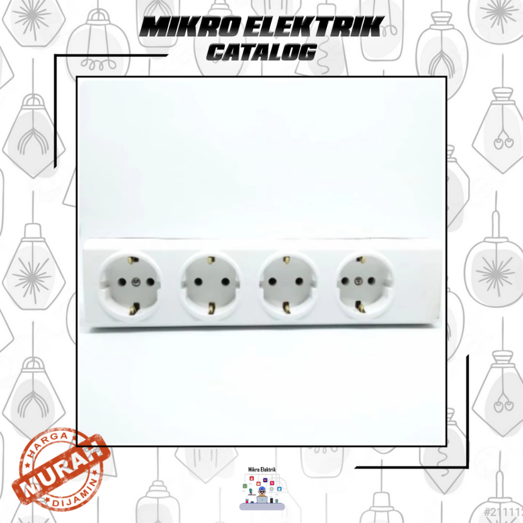 Stopkontak Arde BROCO 4 Lubang