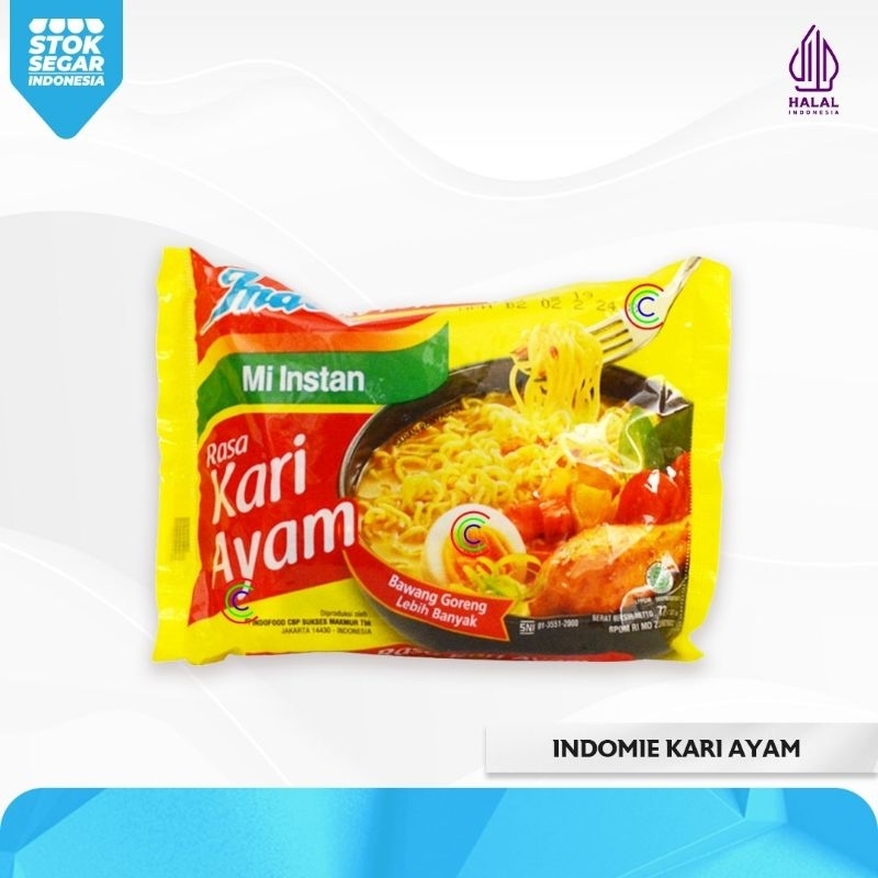 

Indomie Mie Instan Rasa Kari Ayam