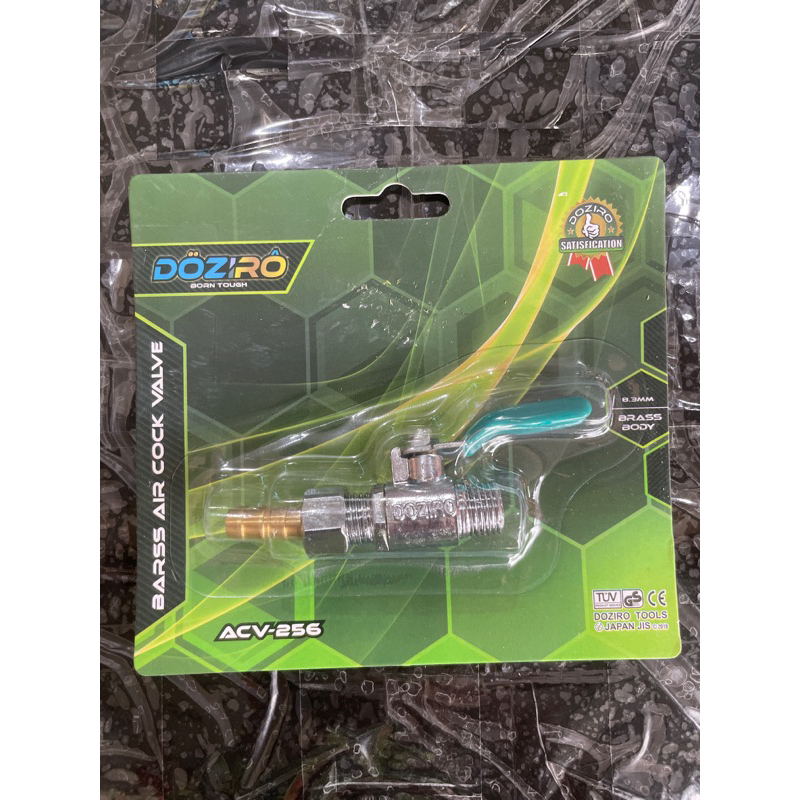 kran angin kompresor 1/4 DOZIRO150 psi/ keran kompresor angin DOZIRO/ on off kompresor