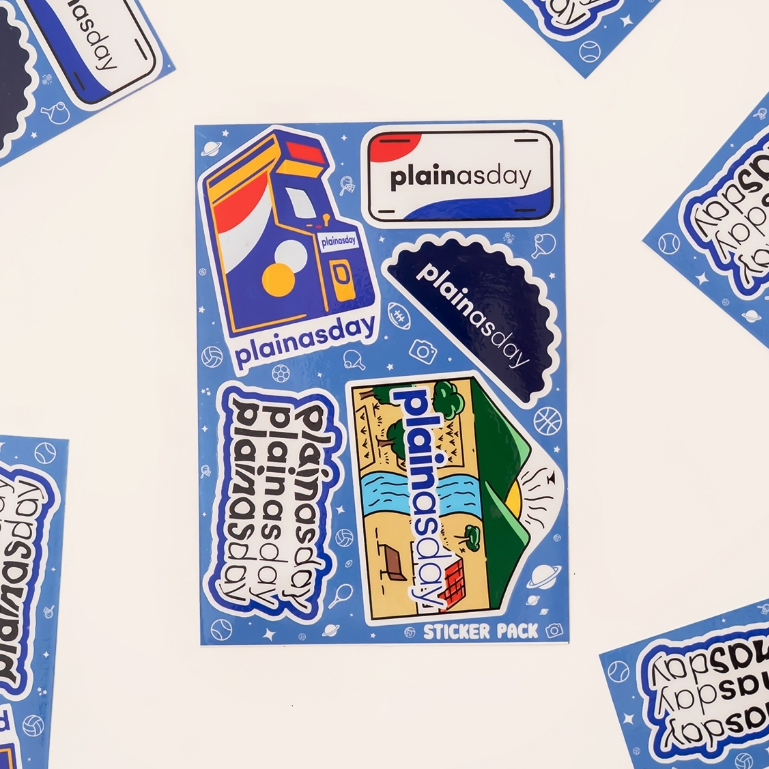 

PLAIN Sticker Pack - Fun Sports Edition