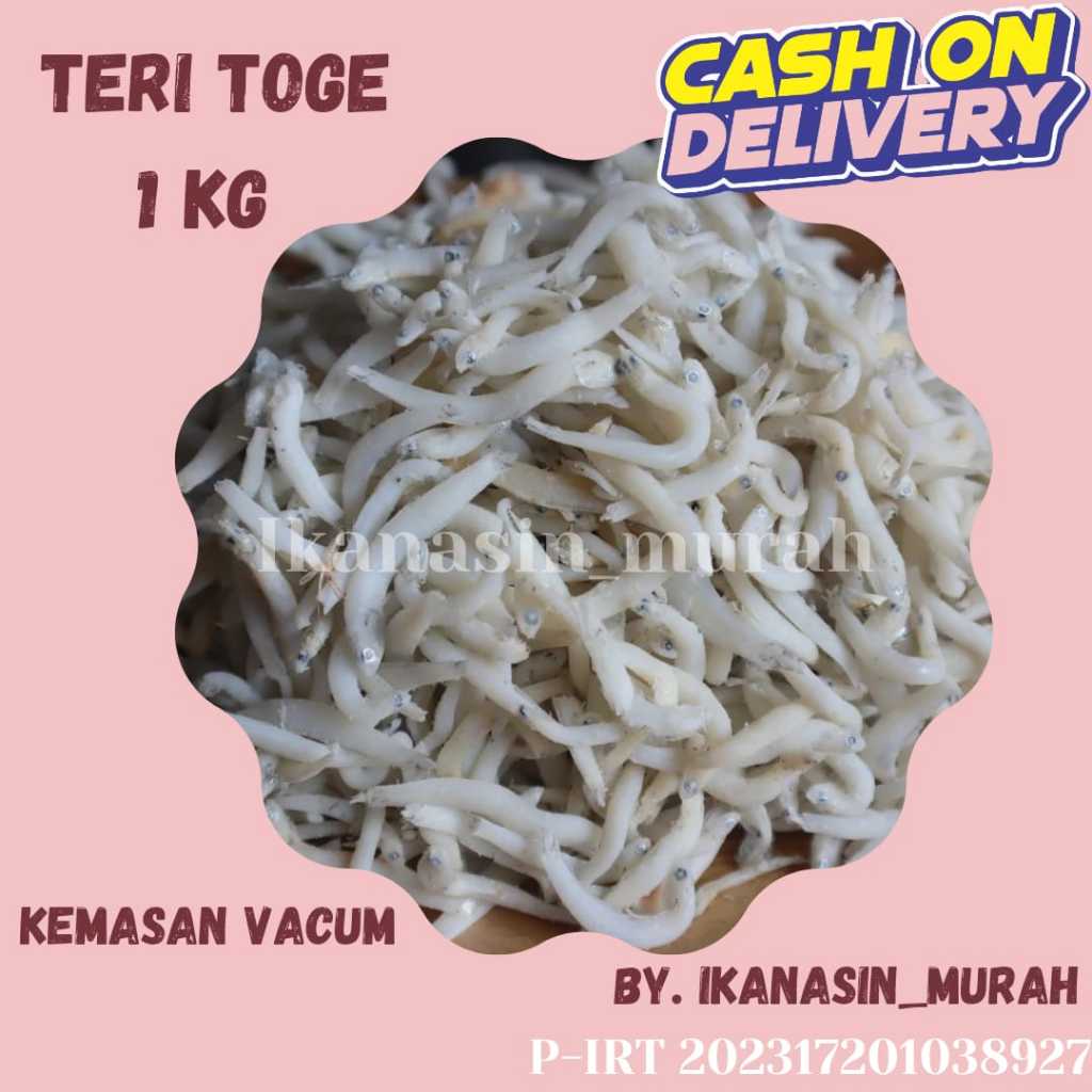 

IKAN ASIN TERINASI / TERI MEDAN TOGE 1KG / IKAN ASIN MURAH BISA COD