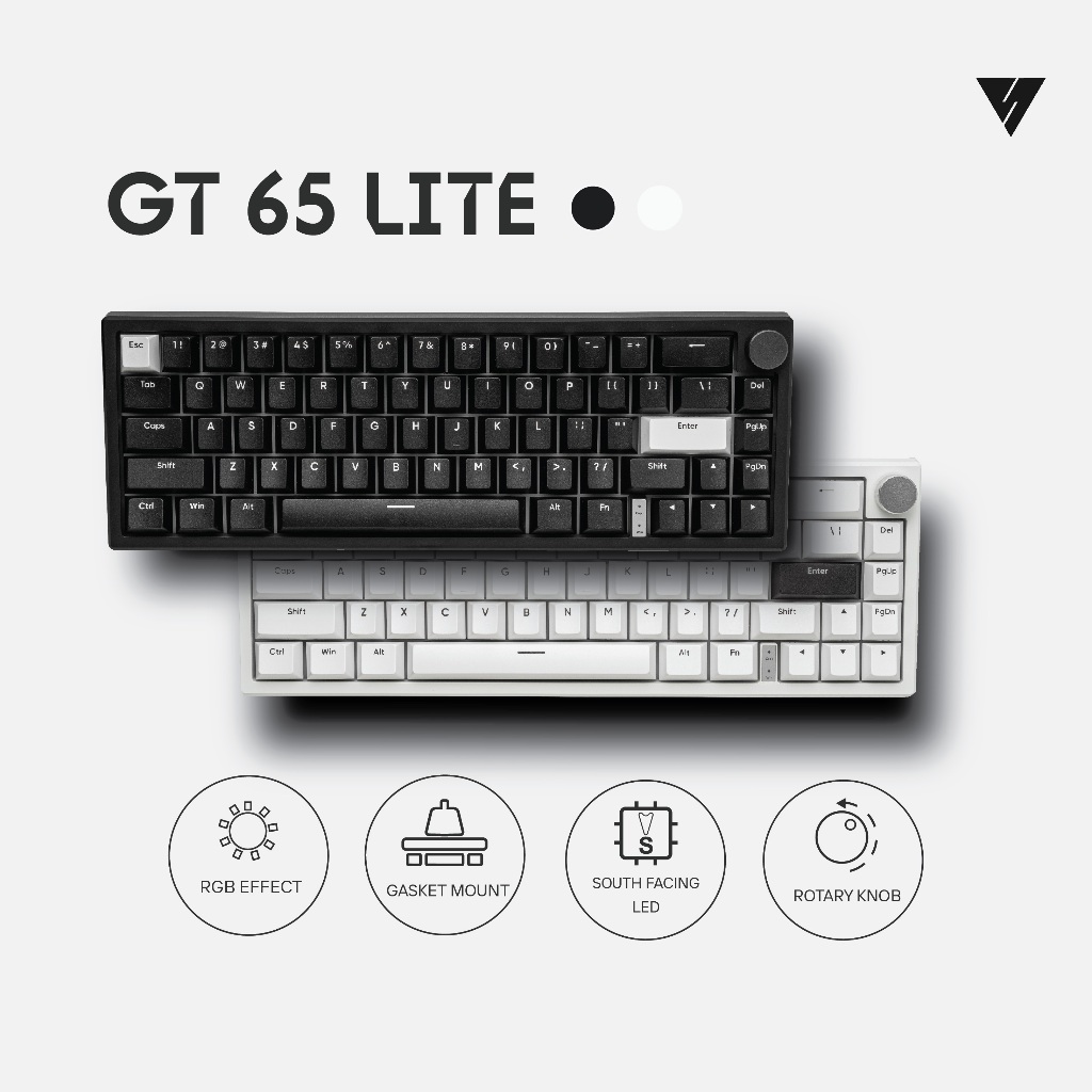 VortexSeries GT65 Lite Wired Mechanical Keyboard Gasket Mount