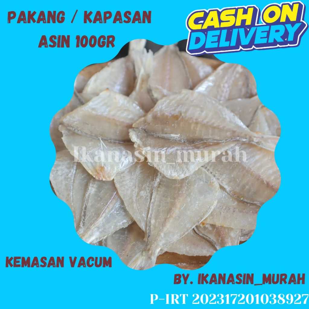 

IKAN ASIN PAKANG TAWAR / PAKANG ASIN / KAPASAN 100GR / IKAN ASIN MURAHBISA COD