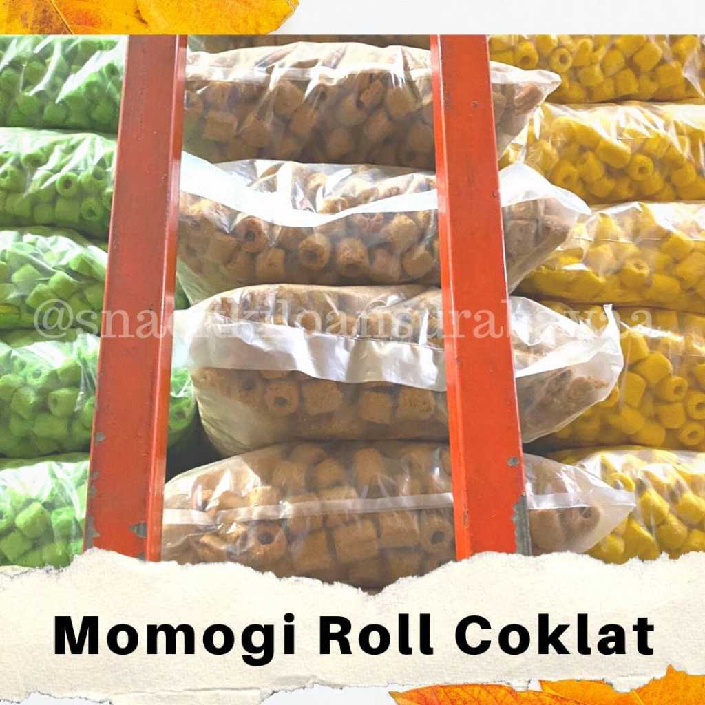 

Momogi Roll Coklat 1 BALL ( 1,8 KG )/ Snack Kiloan Murah/ Mak E Dor