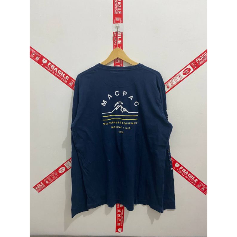 KAOS TSHIRT LONG SLEEVE MACPAC RETRO GRAPHIC