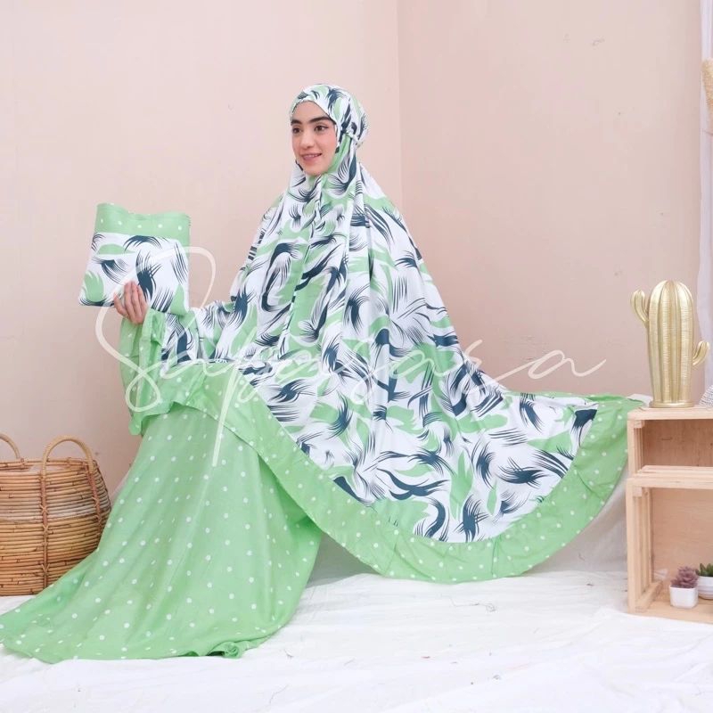 mekena dewasa jumbo terbaru 2023/mukena kekinian/bahan adem