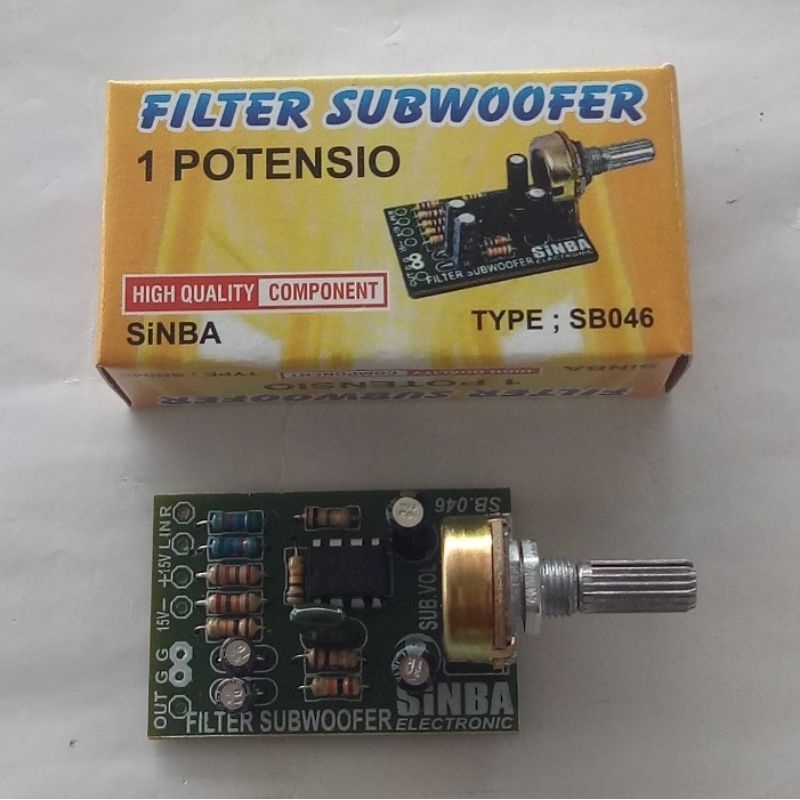 KIT FILTER SUBWOOFER IC 4558