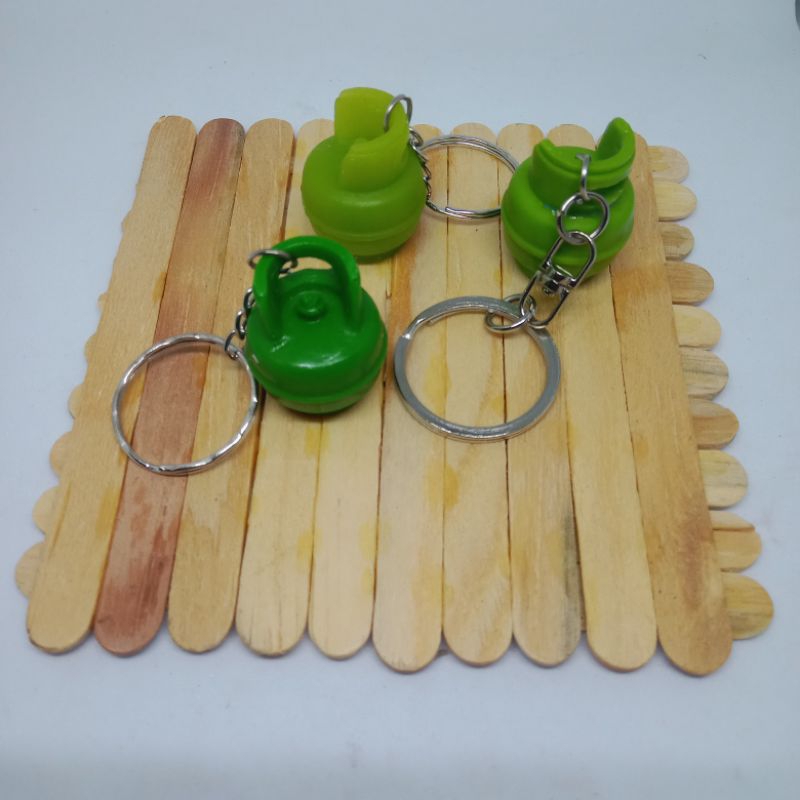 gantungan kunci miniatur tabung gas elpiji 3kg