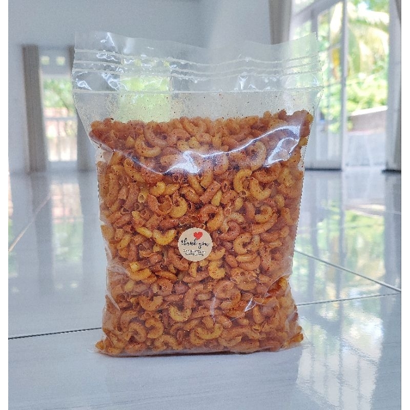 

Makroni 3R Rasa pedas ( Kemasan 1/2 kg )