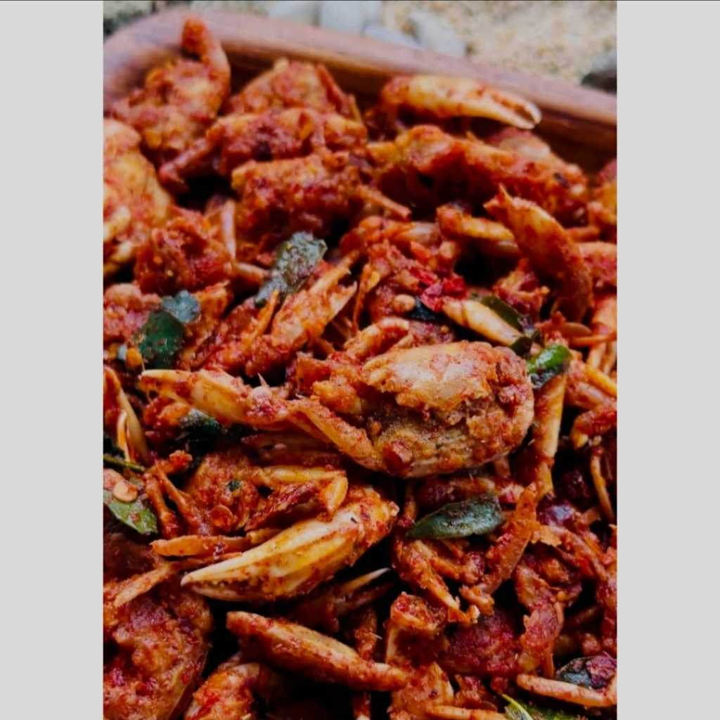 

BABY CRAB CRISPY 500GR EXTRA PEDAS DAUN JERUK