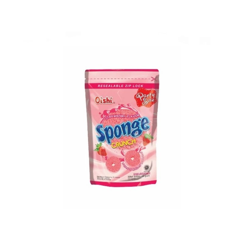 

Oishi Snack Sponge Crunch Strawberry 100G