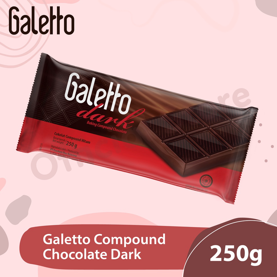 

Ready Stok GALETTO DARK CHOCOLATE 250gr Model Terkini