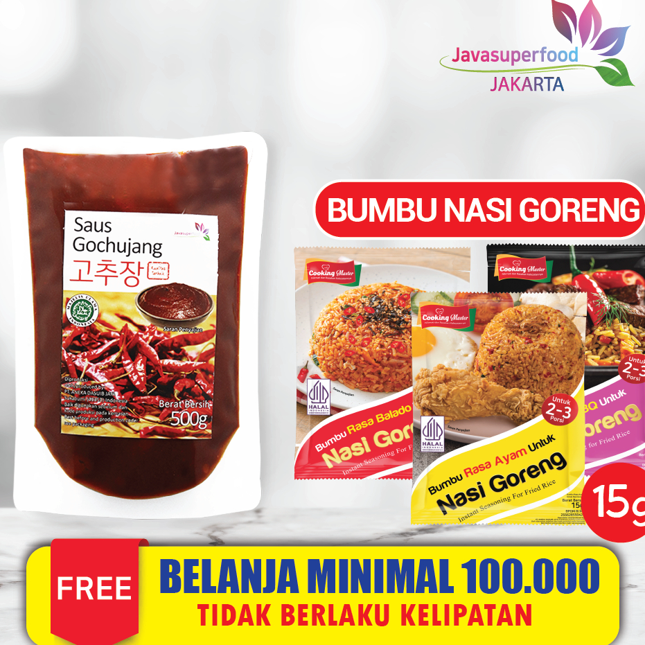 

Laris Saus Gochujang 500g / Gochujang Rasa Asli Korea/Sauce Sambel Pasta/Chili Paste 500g {HALAL} Seller