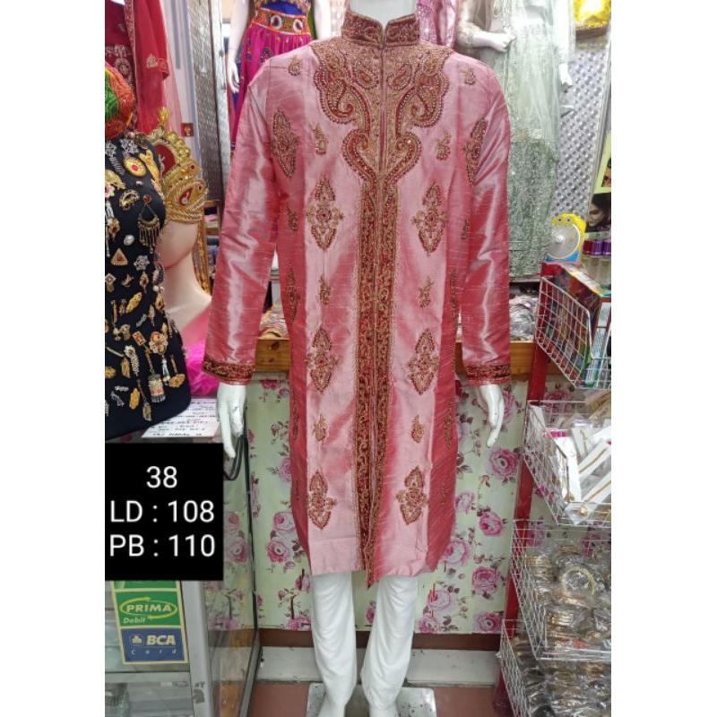 kurta wedding baju pengantin India cowok