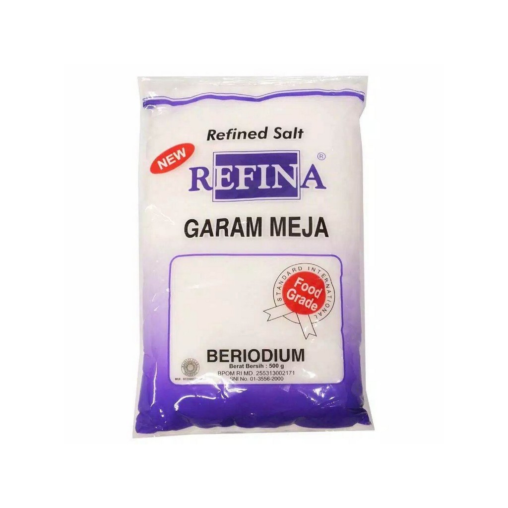 

[oddsolshop] pekanbaru/Refined Salt Refina Garam Meja Beriodium 500GR Bumbu Masak Kebutuhan Memasak