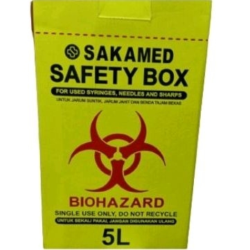 SAFETY BOX MEDIS / TEMPAT LIMBAH MEDIS