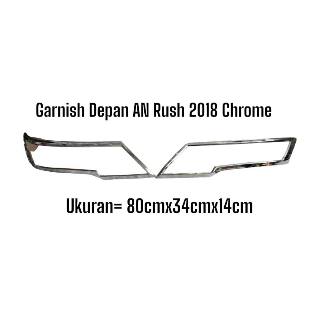 Garnish List Lampu a.n rush garnish Lis lampu mobil all new rush 2018 Depan Belakang Paketan garnish