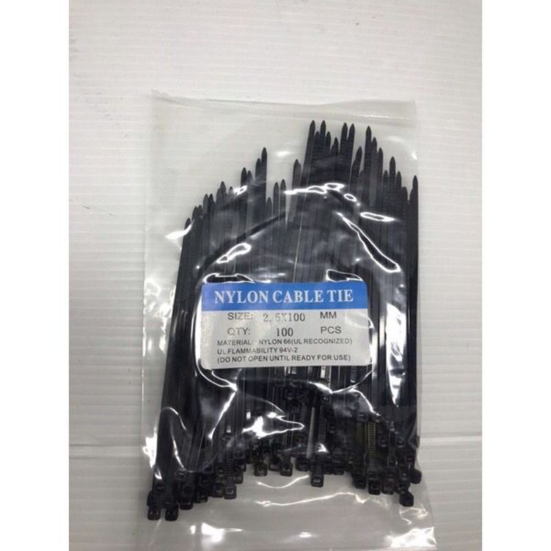 

Tali Ripet Kabel Tien Nylon Cable Tie isi 100 pcs