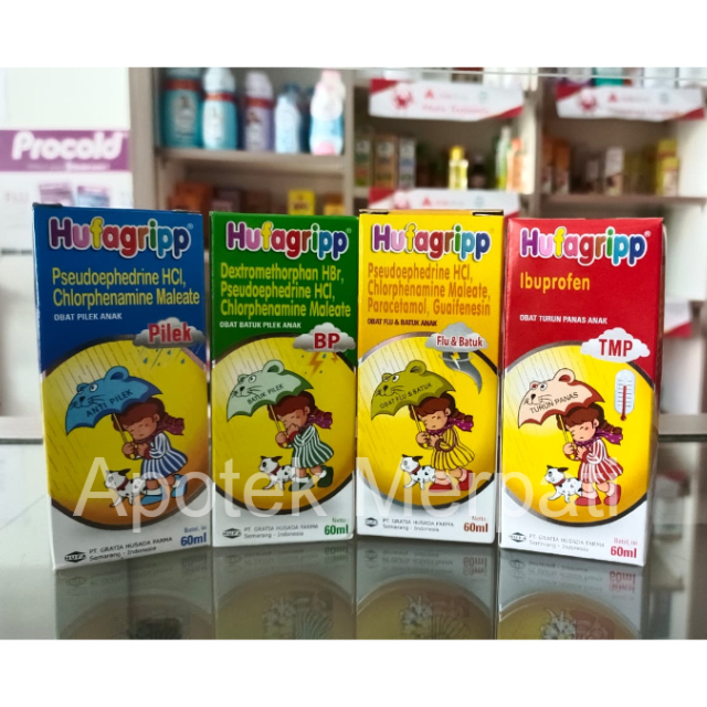 HUFAGRIP SYRUP TMP, FLU DAN BATUK, BP, PILEK