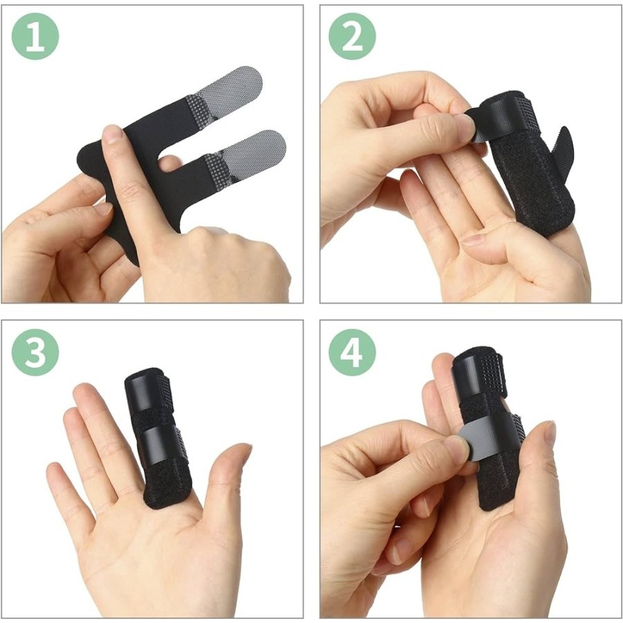 Penyangga Jari Patah Finger Splint Cidera Trigger Finger Terapi Jari