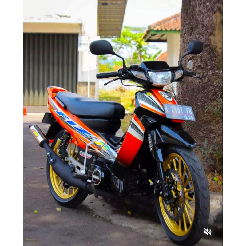 STRIPING LIS BODY FIZR 2004 ORI ORANGE HITAM BAHAN BERKUALITAS l STRIPING ORI FIZR 2004 PUTIH BIRU l