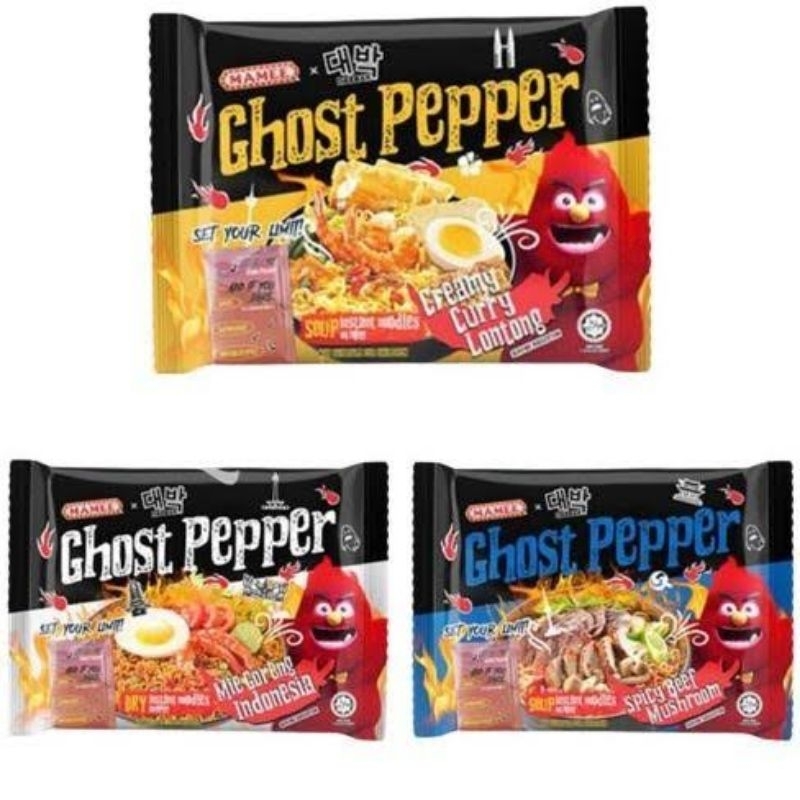 

Mie Ghost Paper Kemasan 121Gram 3Varian Rasa