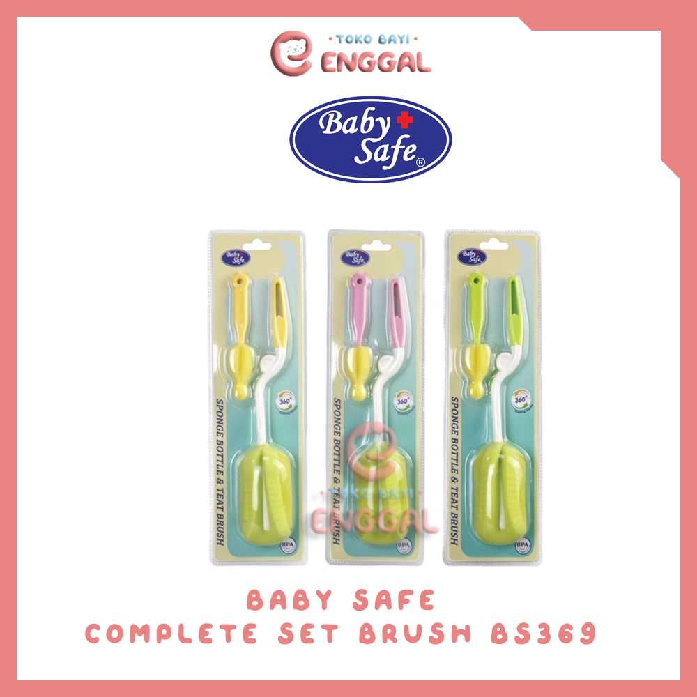 BabySafe BS369 Complete Set Bottle Brush