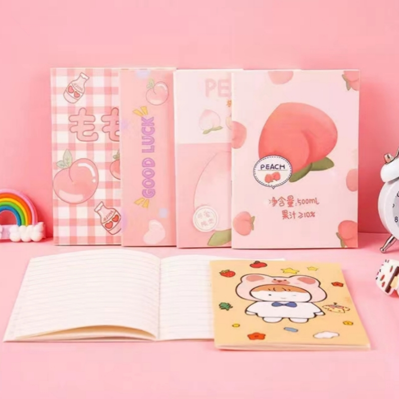 

FIVEVOO Notebook Mini Anak/ Buku Tulis/ Notebook Lucu/ Notebook Bergaris / Buku Catan Mini