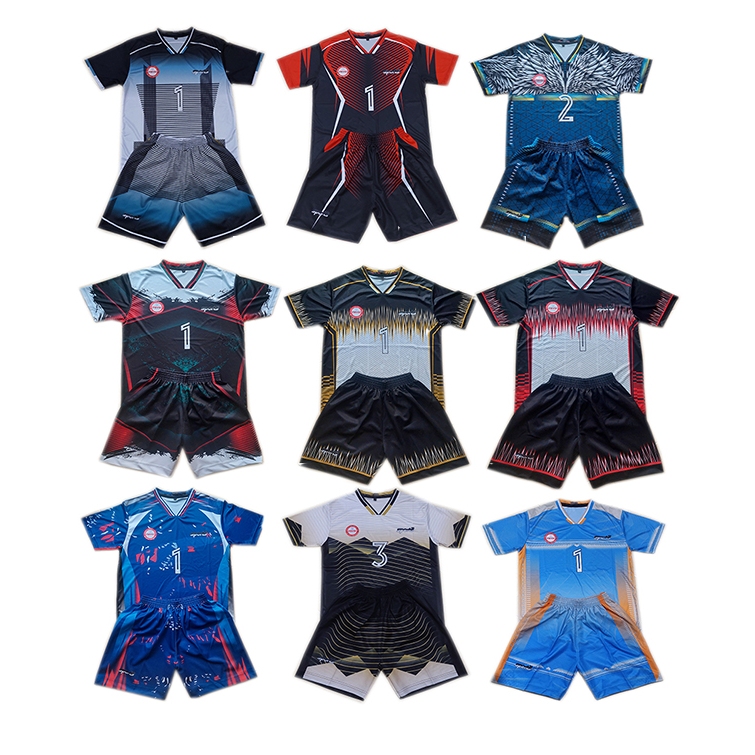 baju setelan olahraga bola volyy putra full printing, kaos stelan pria, baju bola voli volley voly p
