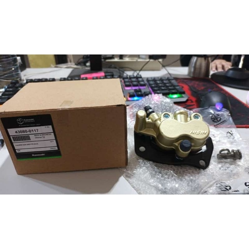 KALIPER DEPAN PALA BABI NISSIN KAWASAKI KLX 150 ORIGINAL NISSIN