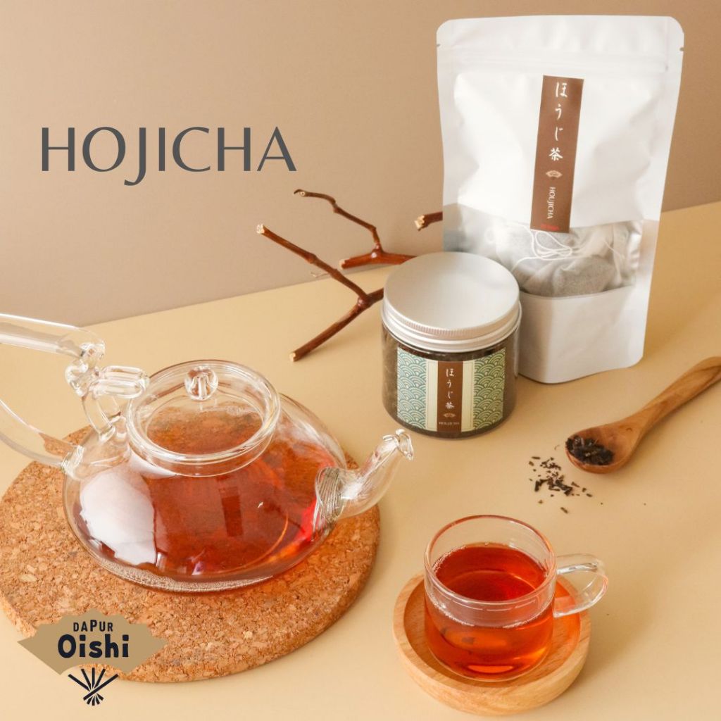 

HOJICHA (Tea bag / Loose Leaf) | Houjicha Roasted Green Tea Ocha Teh Jepang | Dapur Oishi Diet Lose Weight