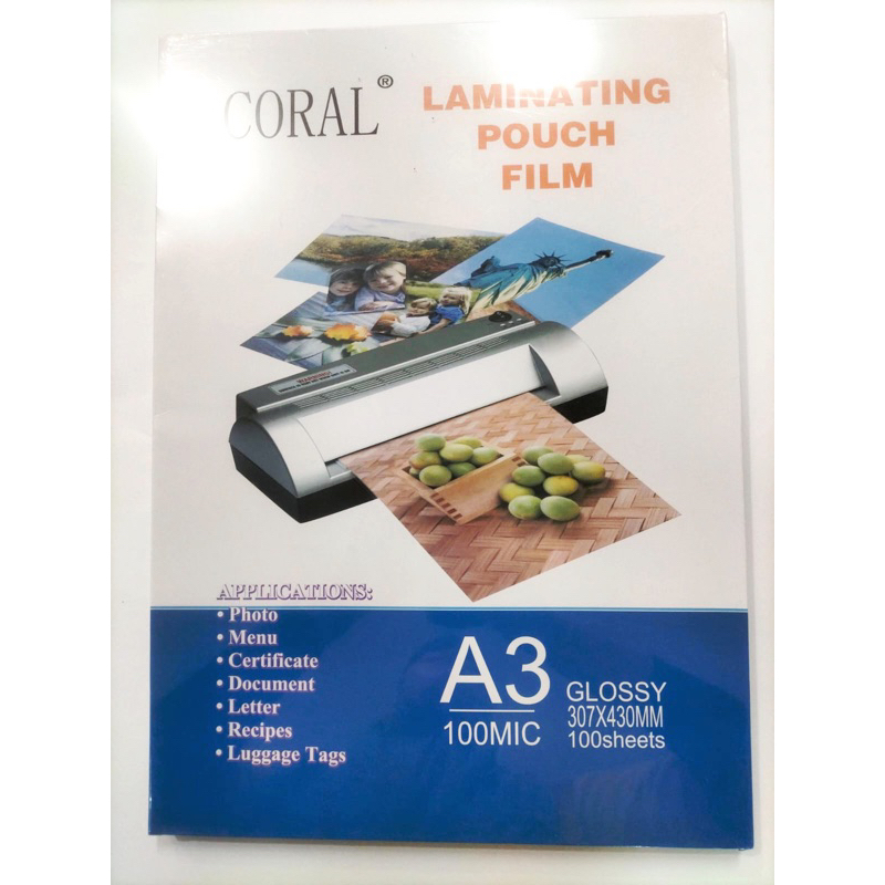 

Laminating Coral A3