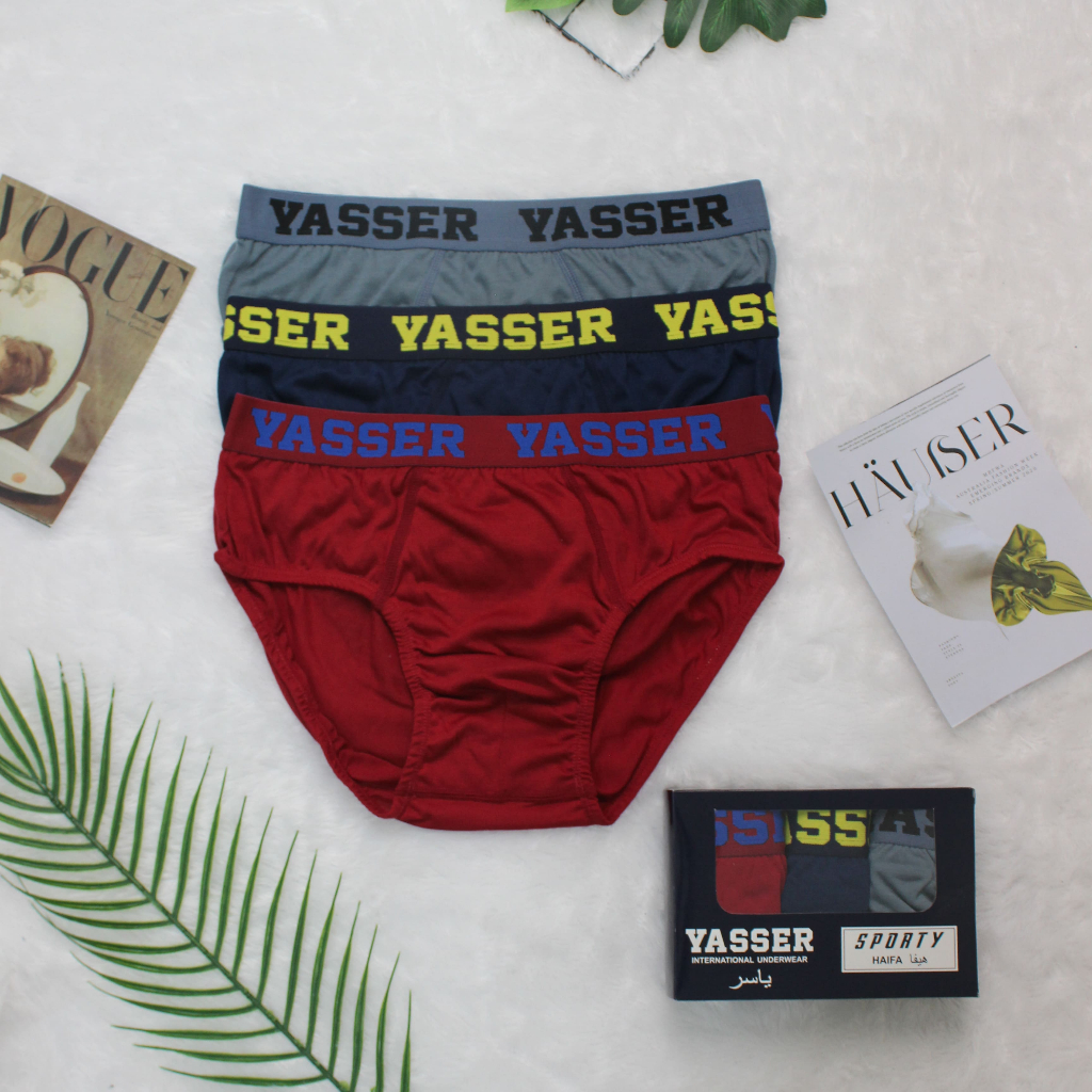 Celana dalam pria YASSER sporty maximum comfort - gentleman international underwear - HAIFA