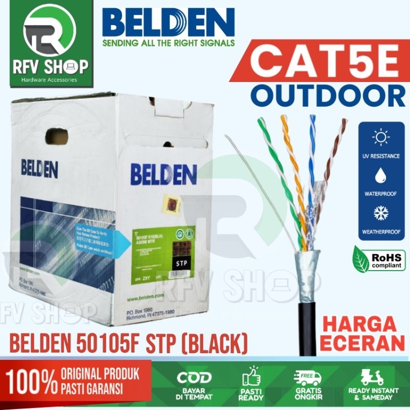 KABEL BELDEN STP CAT5E OUTDOOR CABLE  CAT 5E 50105F ORIGINAL  METERAN