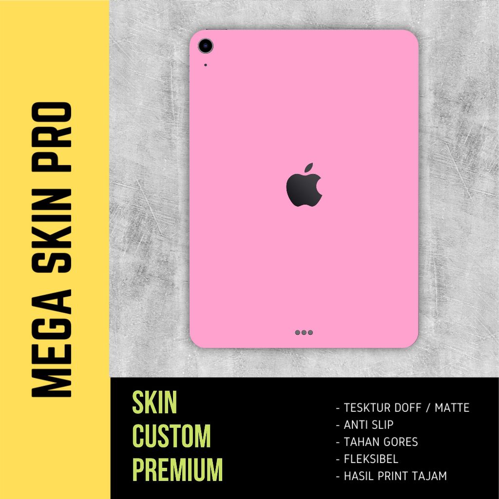 Skin ipad air 5 ipad air gen 5 full body - isi 1 buah - soft pink