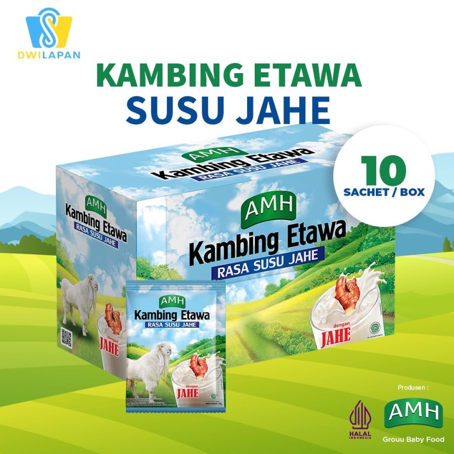 

Susu Amh Kambing Etawa / Susu Kambing bubuk AMH JAHE