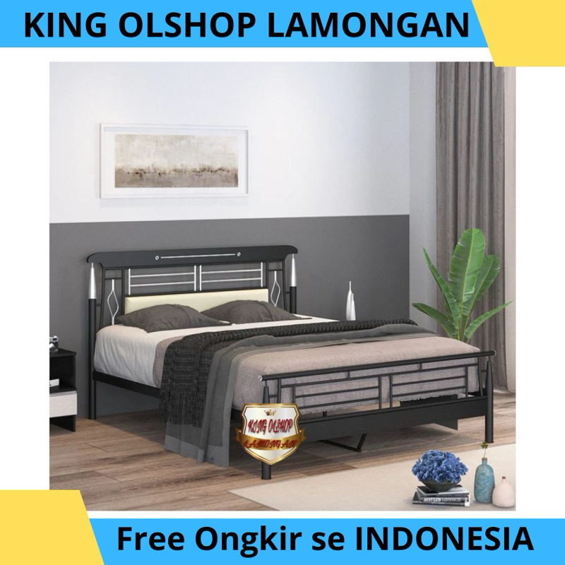 Dipan Siantano Pioner 140 160x200 / Ranjang Besi  [LAMONGAN]